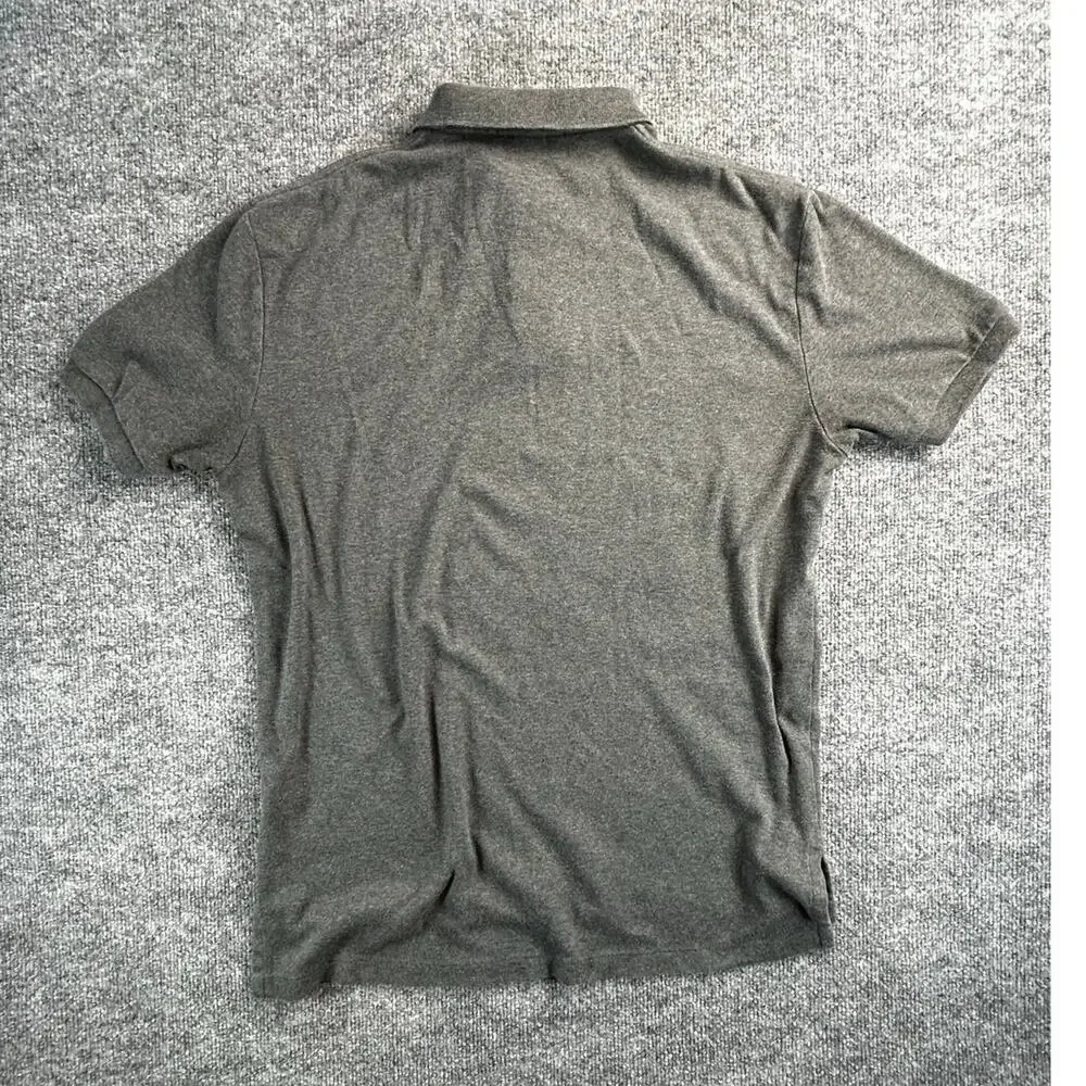 Polo Ralph Lauren Men's Gray Classic Fit Polo Shirt Cotton Size M